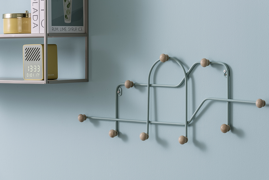 Funky Vibes Réveil avec Haut-Parleur Bluetooth, violet et jaune