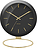 Globe Horloge de Table, noire