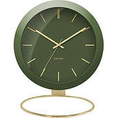 Globe Table clock green