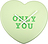 Heart Candy Only You Ρολόι Τοίχου, ανοιχτό πράσινο