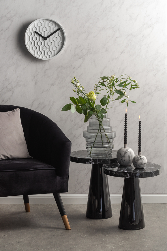 Honeycomb Ρολόι τοίχου, ροζ