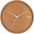 Hue Horloge murale, couleur caramel