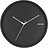 Hue Ρολόι Τοίχου, μαύρο