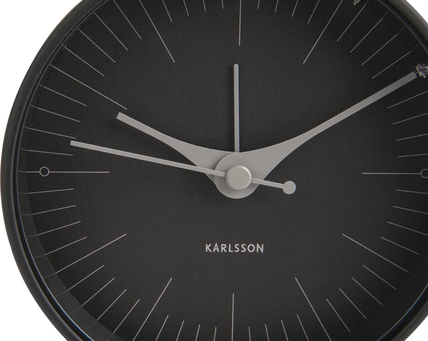 Index Alarm clock black Karlsson