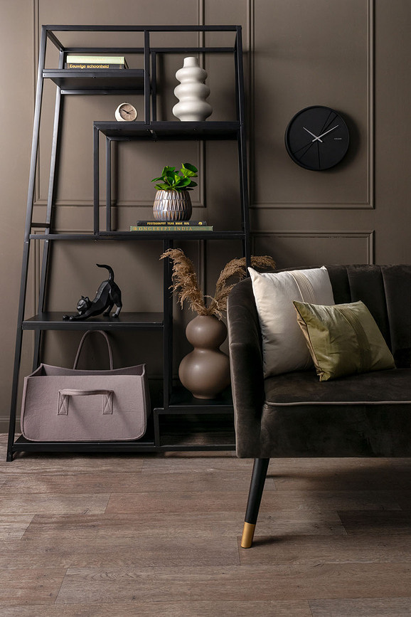 Index Horloge murale, moutarde