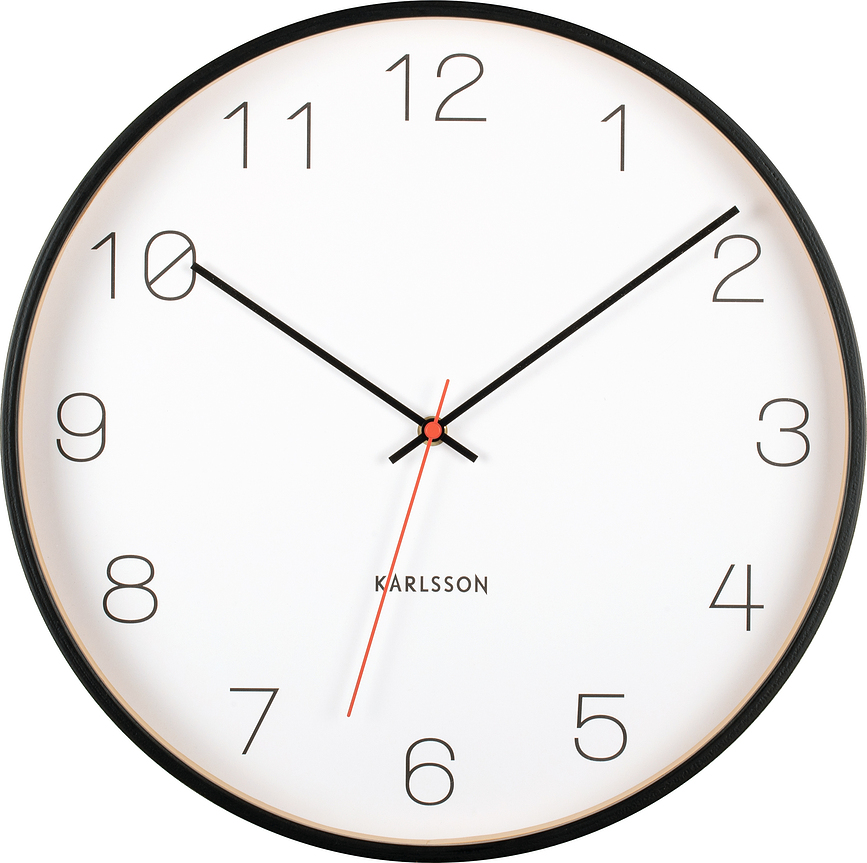 Joy Horloge Murale, blanche et verte