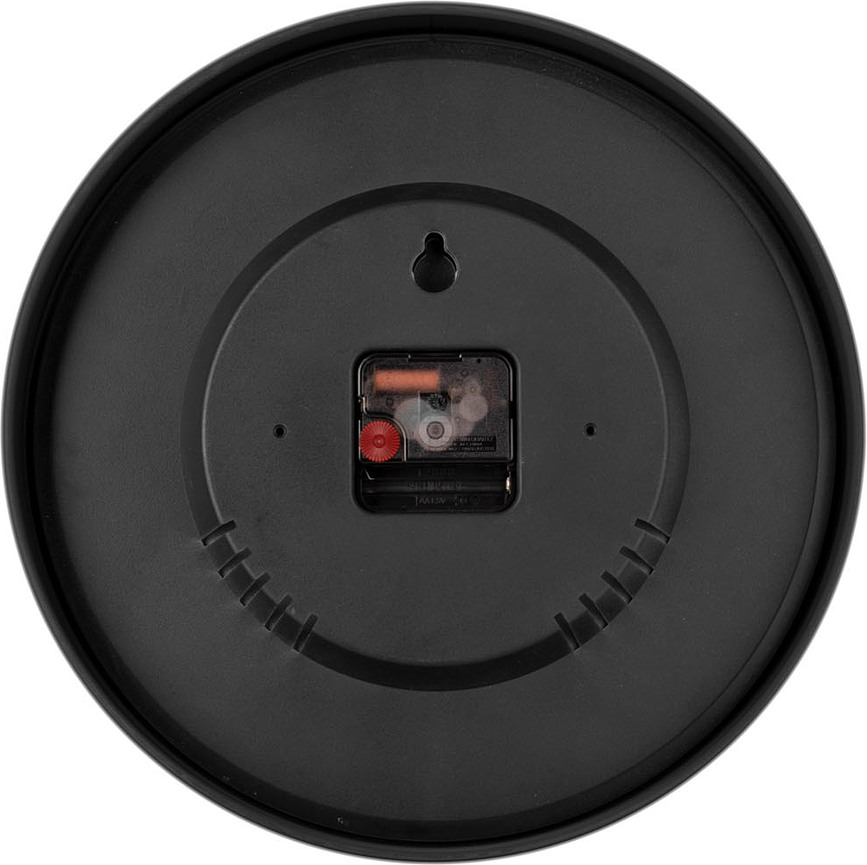 Layered Lines Horloge murale, blanche