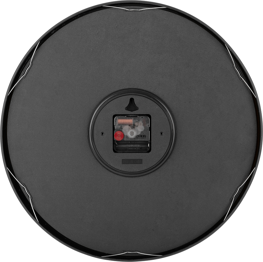 Lined Numbers Horloge murale, orange