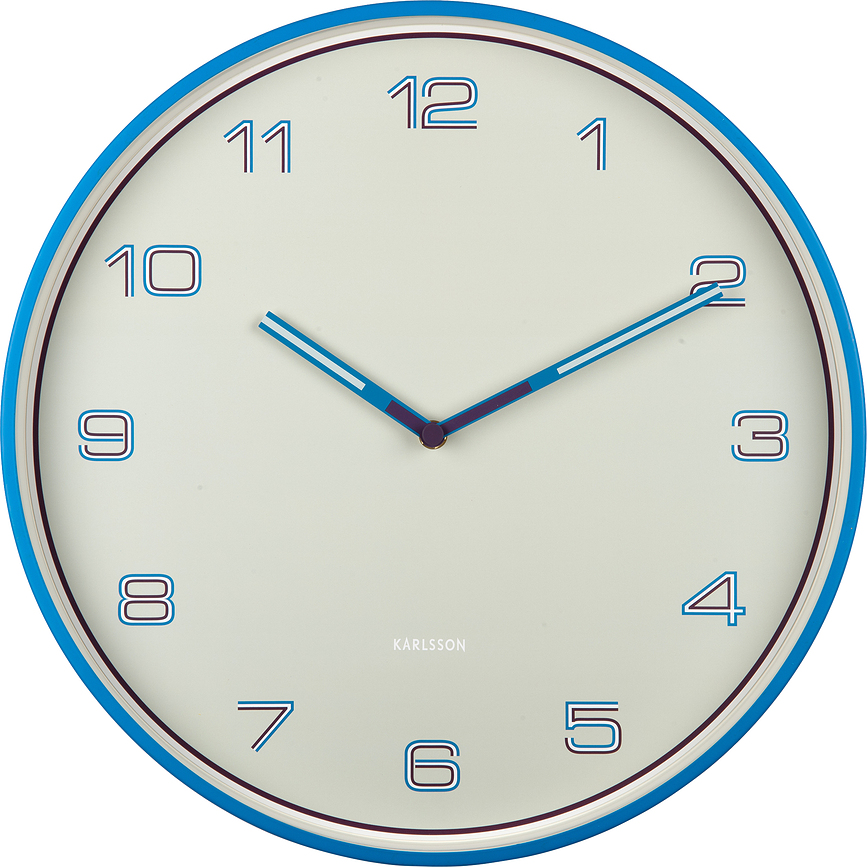 Lined Numbers Stenska ura, modra
