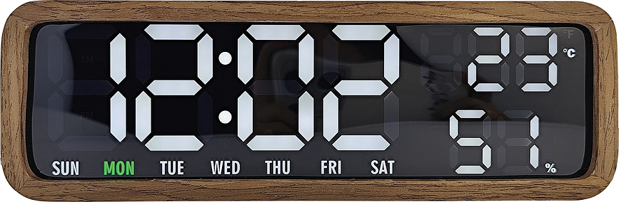 Madera Réveil, bois foncé