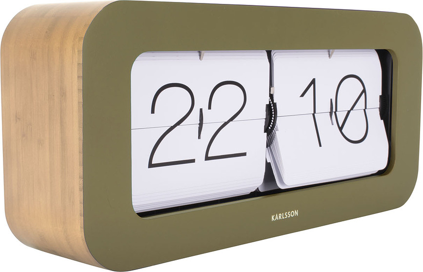 Matiz Wall or table clock olive