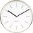 Minimal Horloge Murale, blanche et dorée
