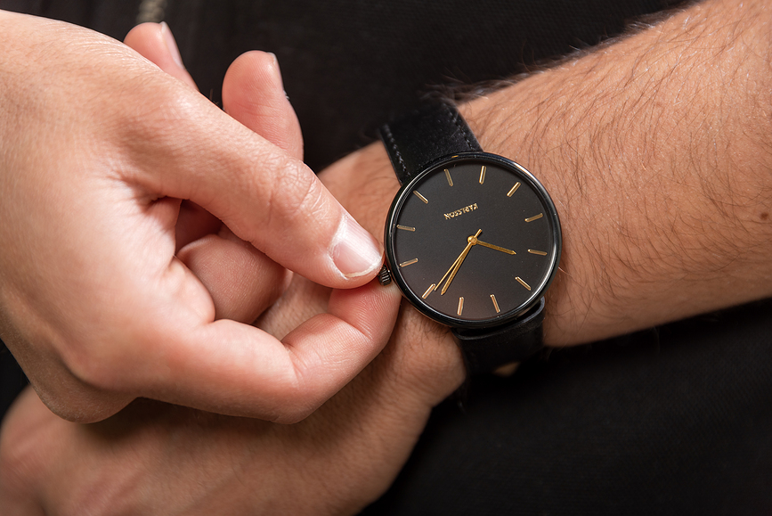 Minimal Montre Homme, blanche