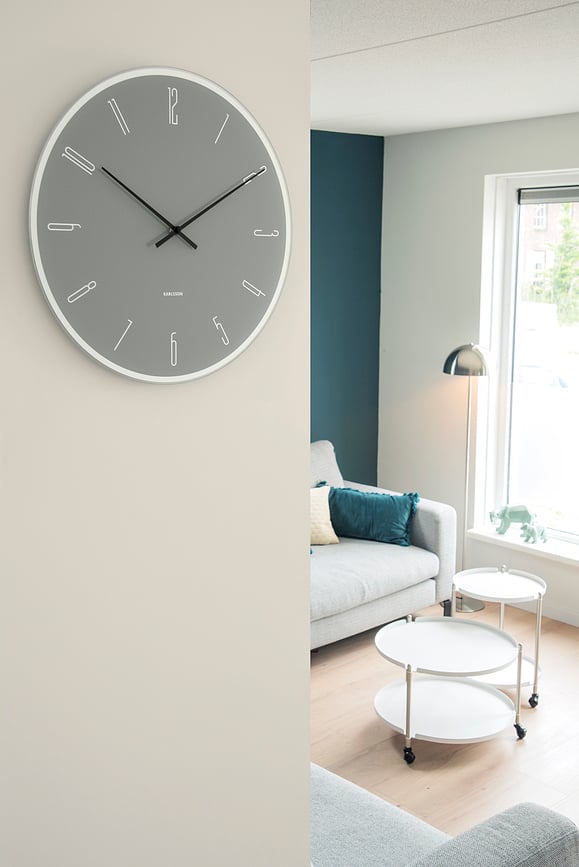 Mirror Numbers Sat zidni ružičasti