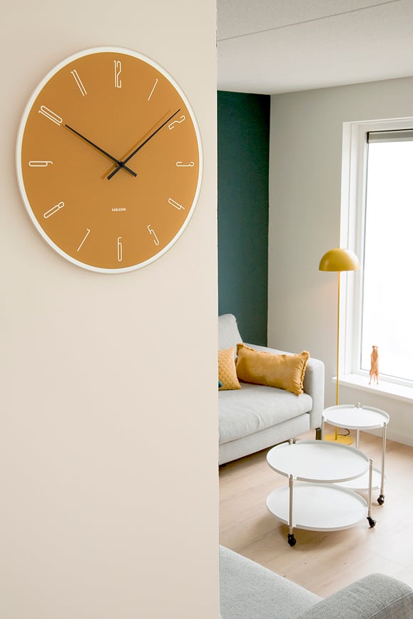 Mirror Numbers Sat zidni ružičasti