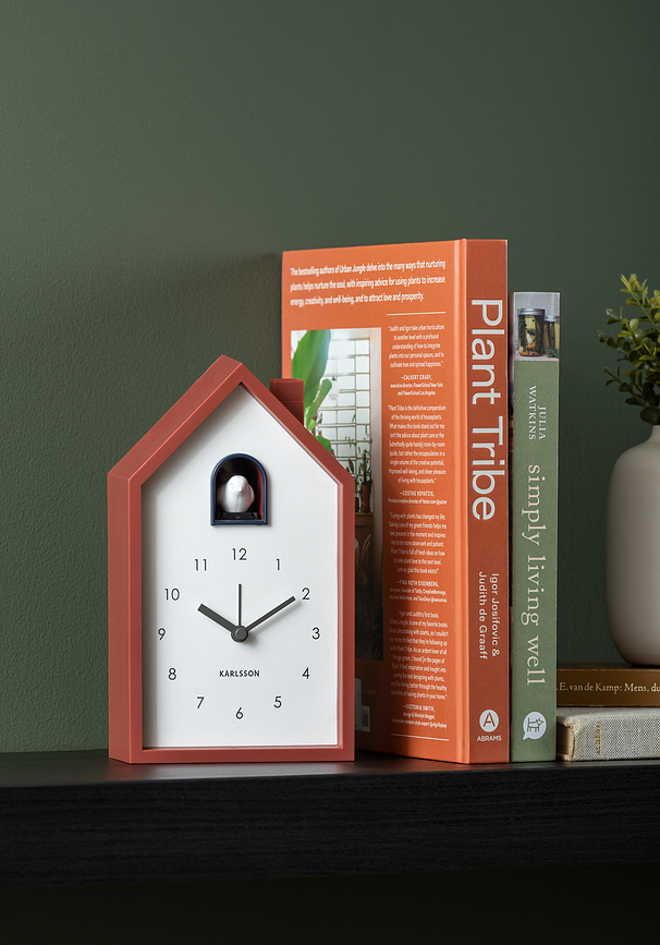 Modern Cuckoo Budilka, temno rumena