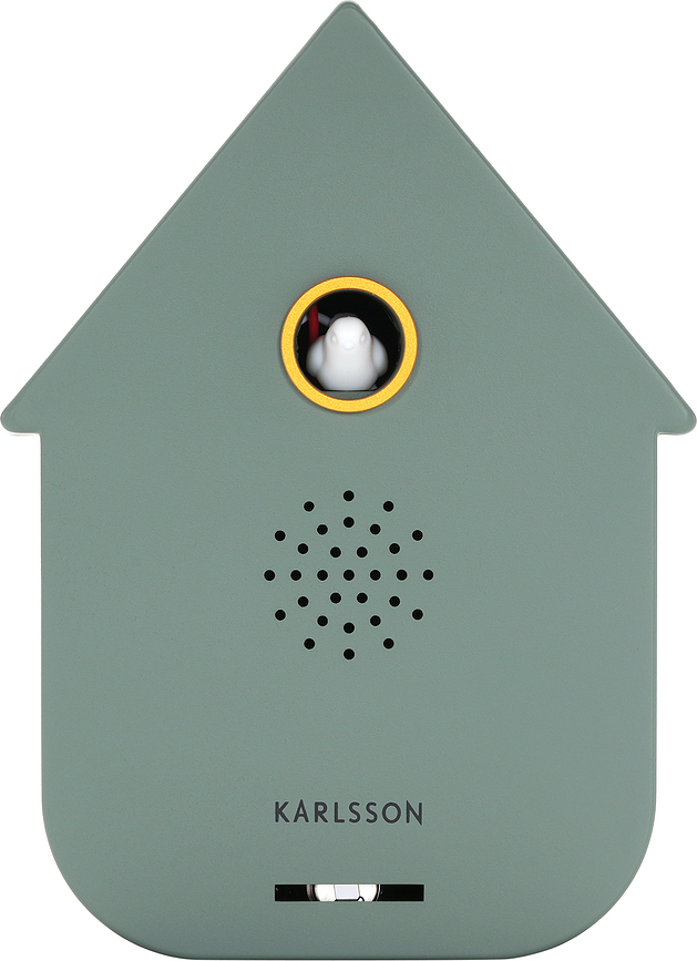 Modern Cuckoo käokell interaktiivne, roheline