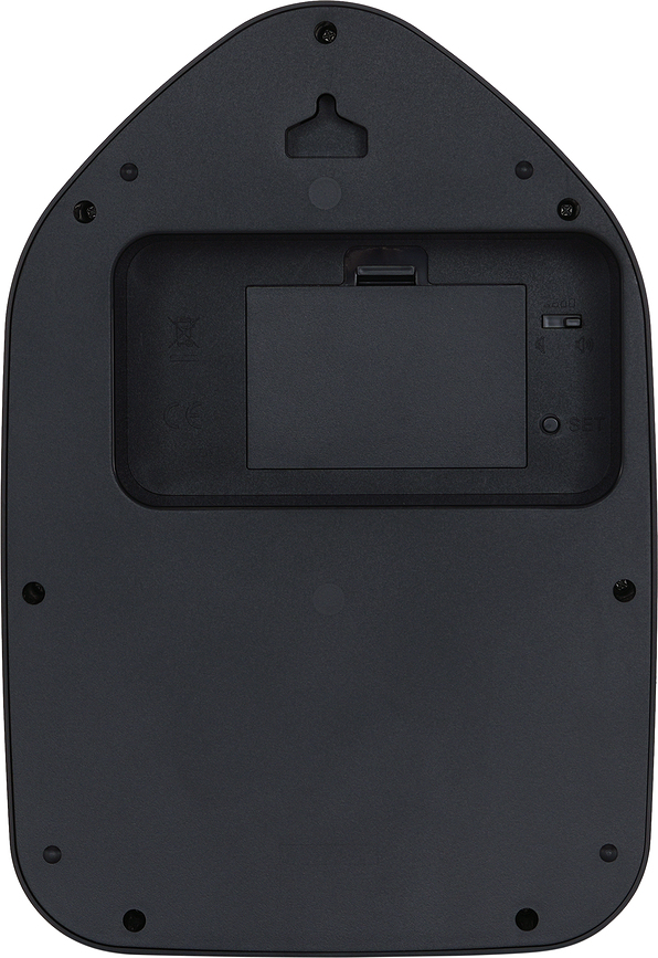 Modern Doggy Horloge murale, bordeaux