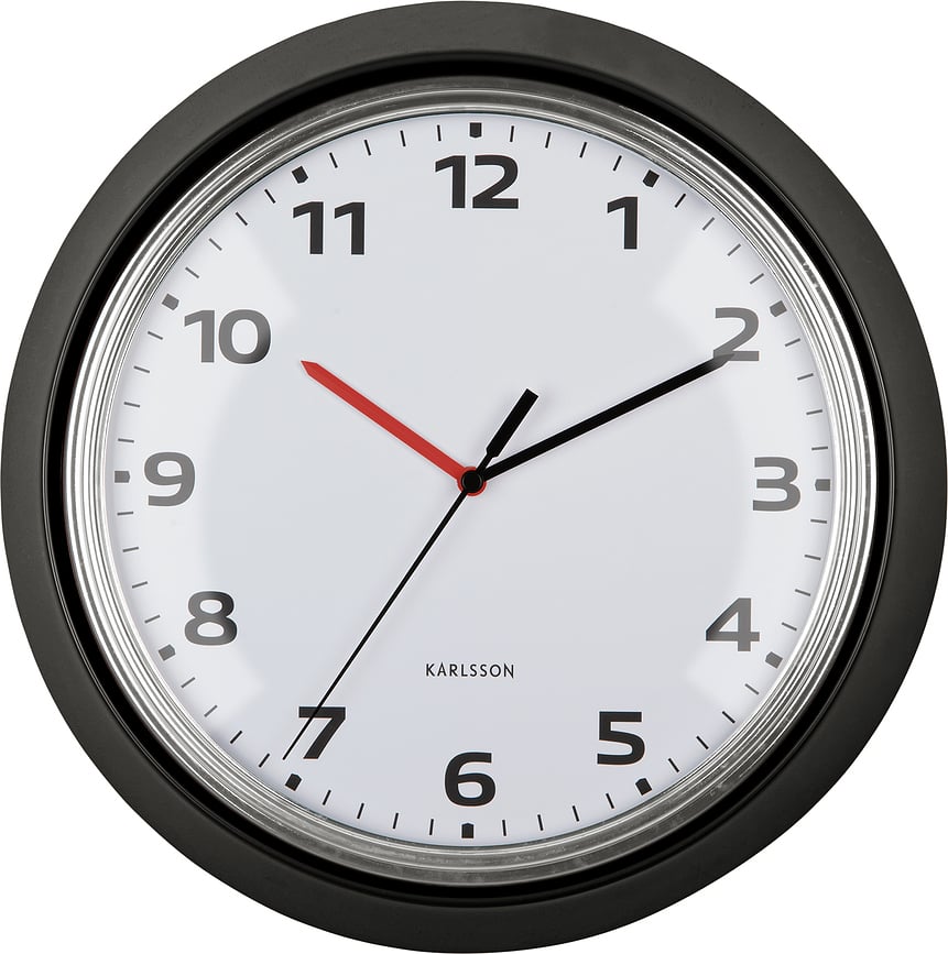 Modern Retro Ρολόι Τοίχου, κίτρινο