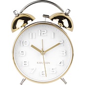 Mr. White Alarm clock golden