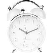 Mr. White Alarm clock white