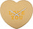 Настінний годинник Heart Candy Love You світло-жовтий