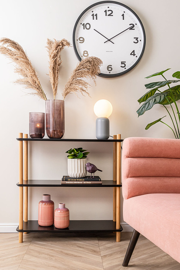 New Classic Horloge murale, 60 cm, noire