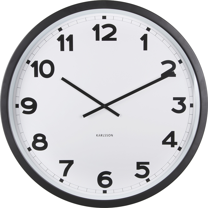 New Classic Horloge murale, 80 cm, blanche