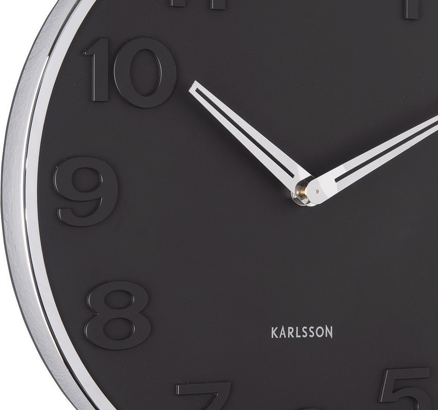 New Original Horloge murale, 30 cm, moutarde