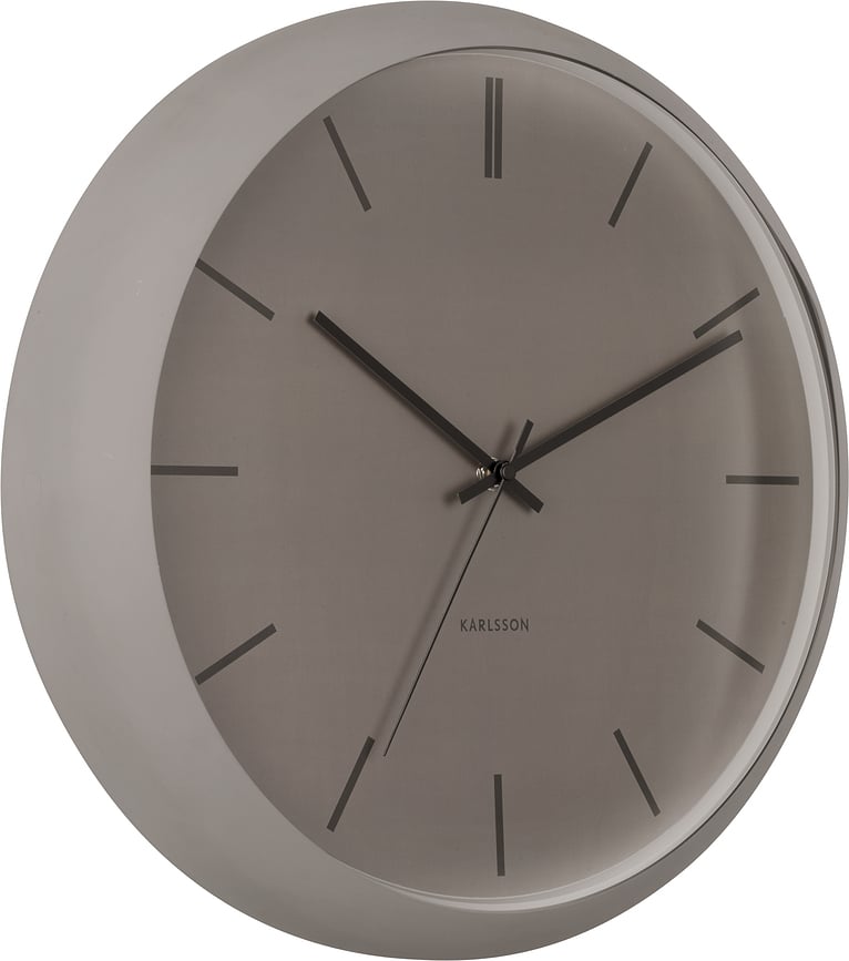 Nirvana Globe Horloge murale, grise