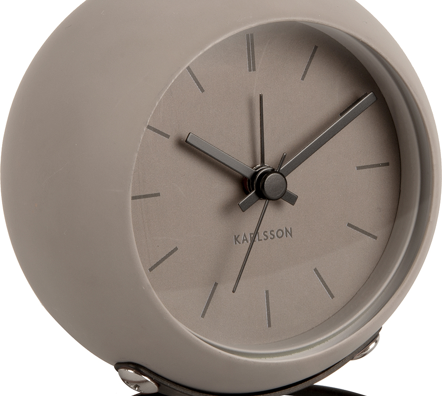 Nirvana Globe Réveil, gris-beige