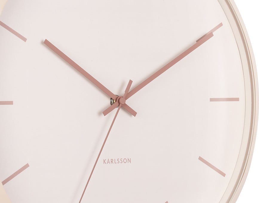 Nirvana Globe Stenska Ura, bež-siva