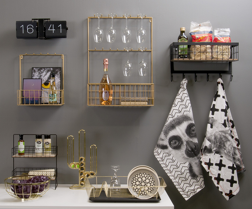 No Case Horloge à bascule, blanche