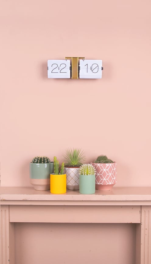 No Case Ρολόι Flip, λευκό