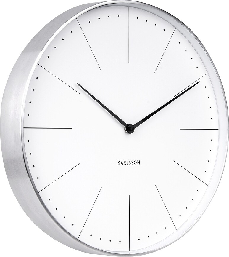 Normann Horloge murale, 37,5 cm, noire