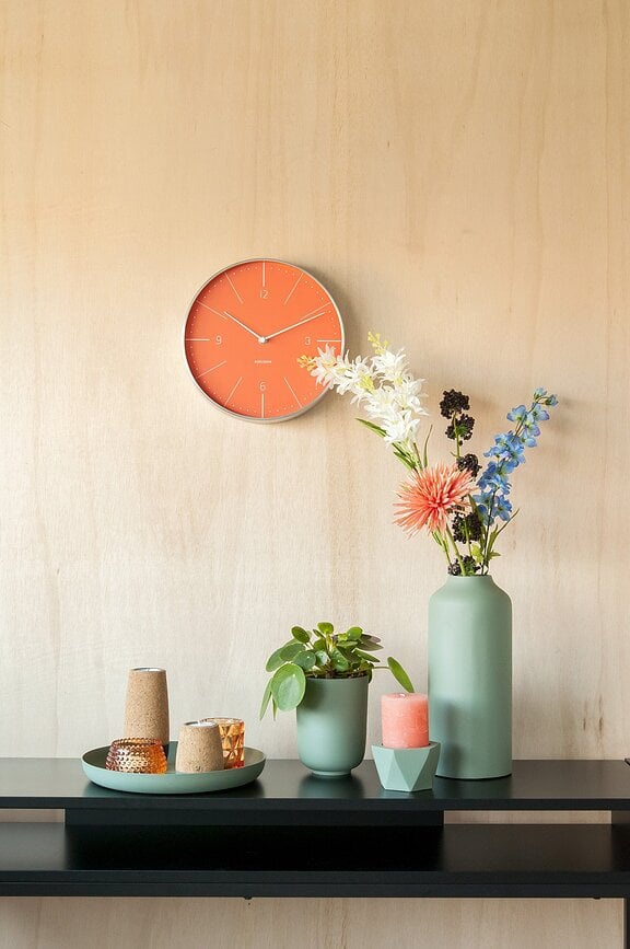 Normann Sat zidni 27,5 cm crni