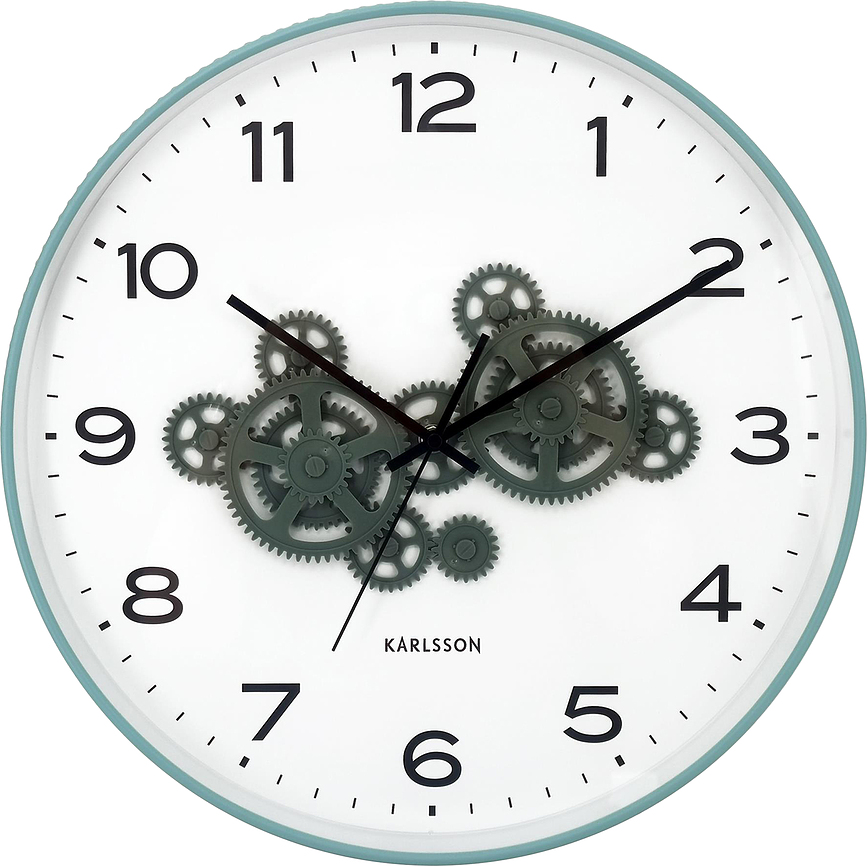 Open Gear Zidni Sat zeleno-plavi