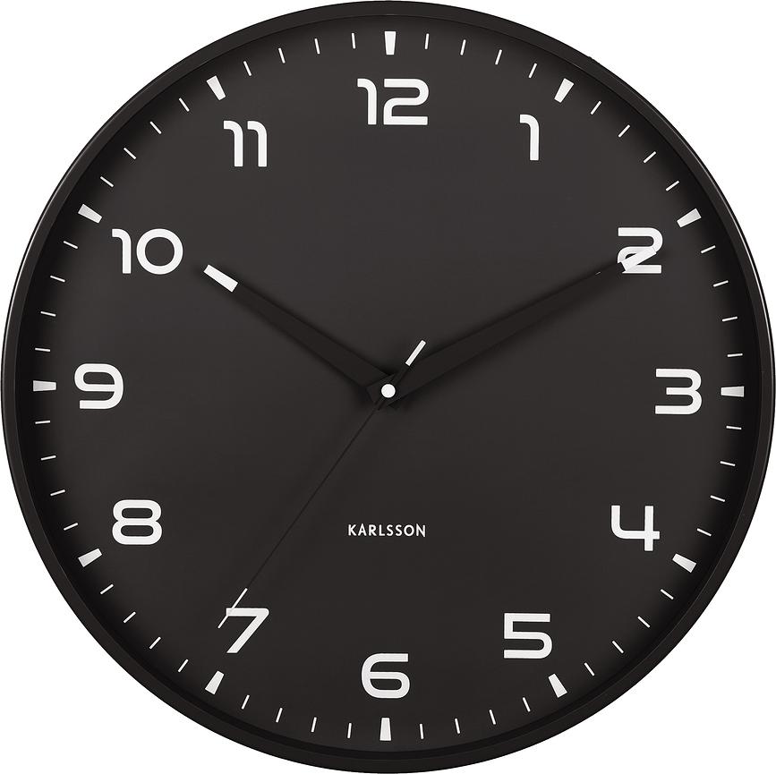 Orgullo Horloge murale, noire