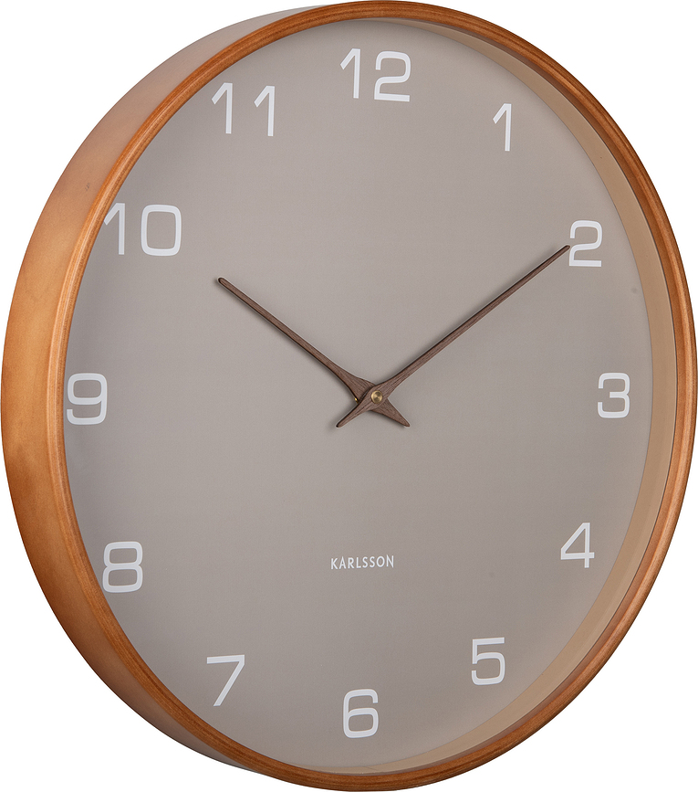 Orologio da parete Acento grigio chiaro