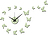 Orologio da parete Butterfly 35 cm verde chiaro