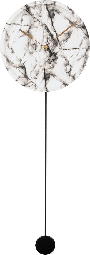 Pendule Longue Marble Ura stenska, bela