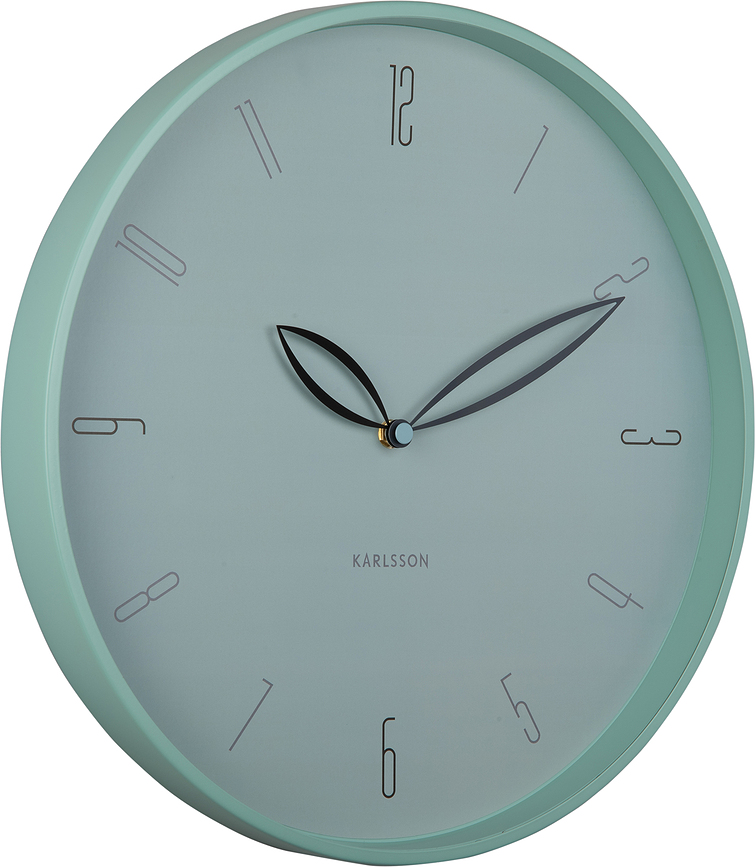 Petals Ρολόι Τοίχου, ανοιχτό καφέ