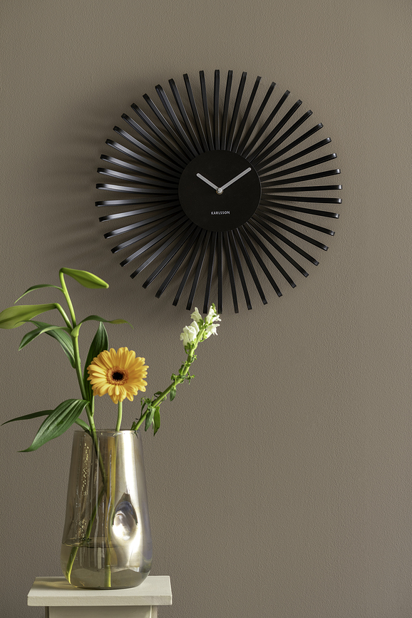 Polo Horloge murale, gris clair