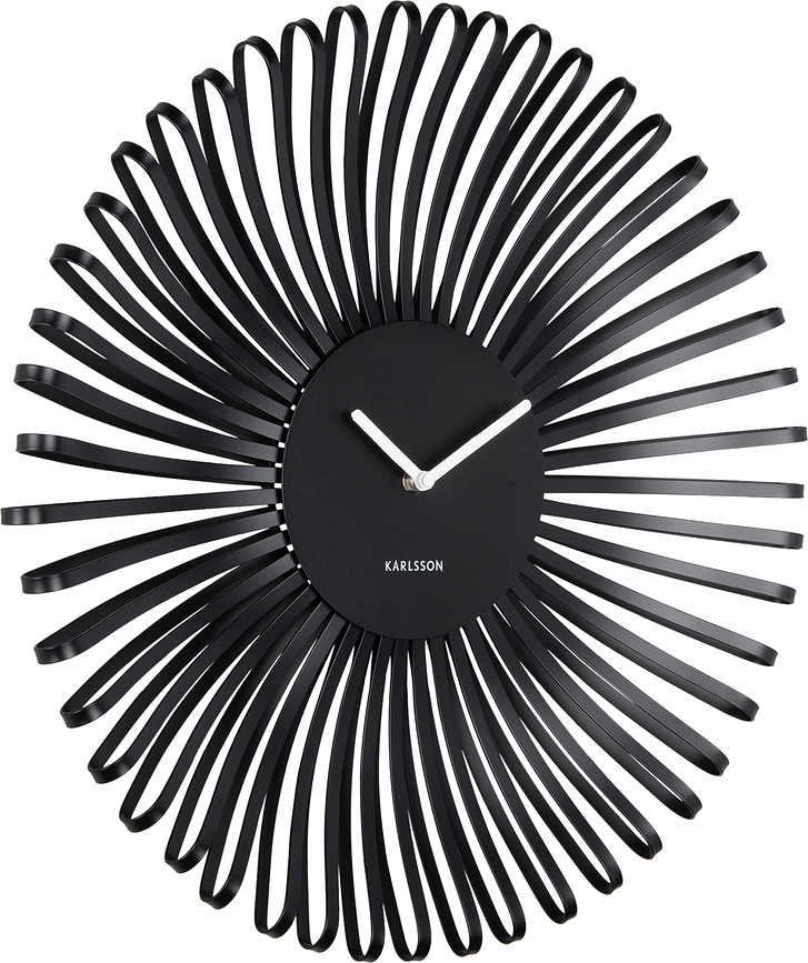 Polo Ρολόι Τοίχου, μαύρο