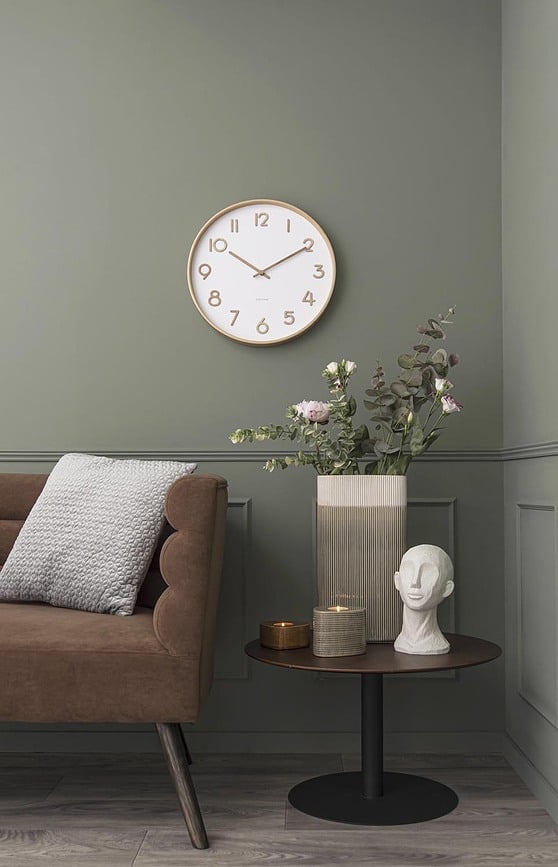 Pure Dial Sat zidni 40 cm bijeli