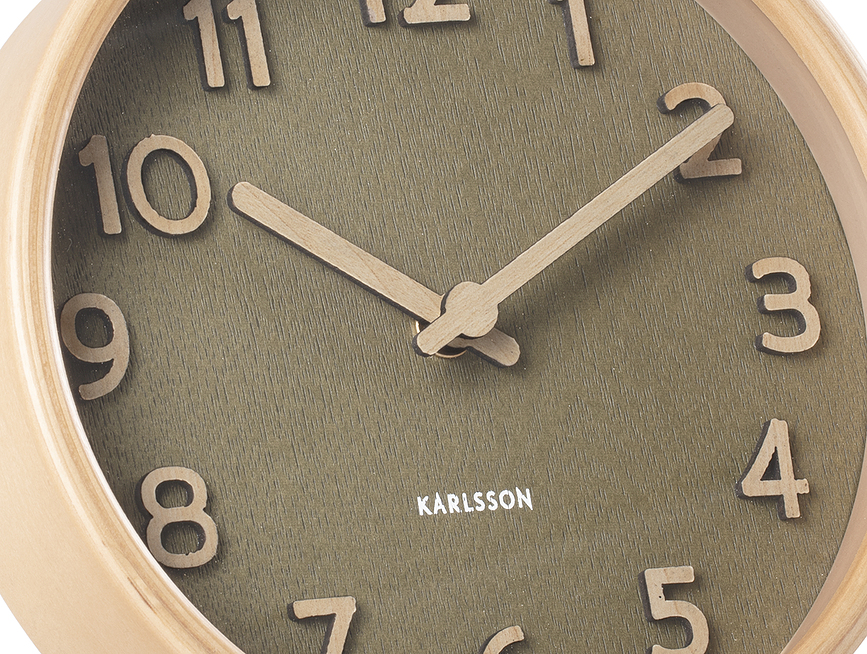 Pure Horloge de Table, noire