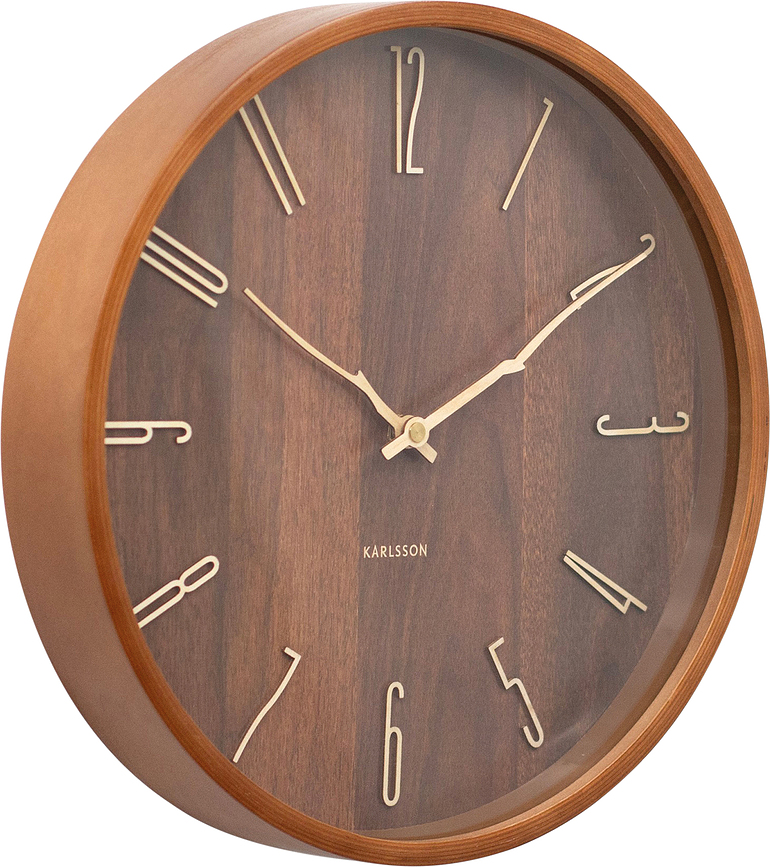 Rama Horloge murale, bois foncé