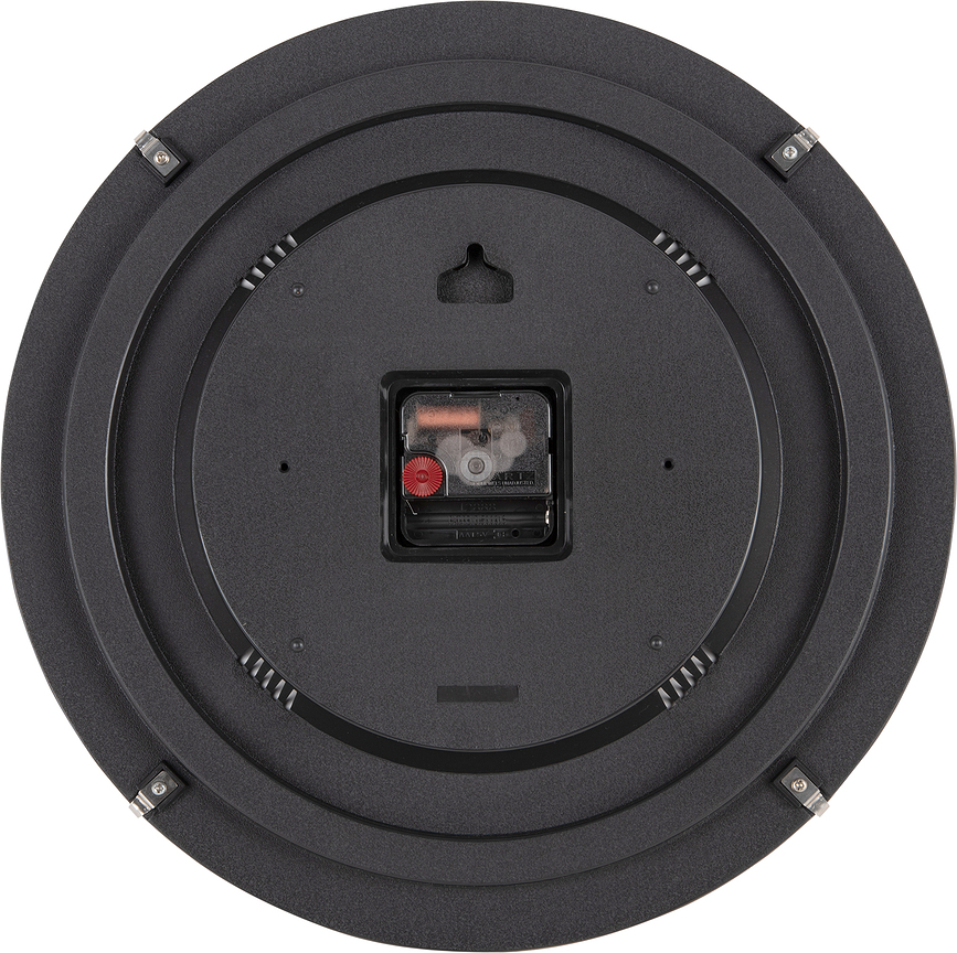 Realista Dome Horloge Murale, jaune foncé