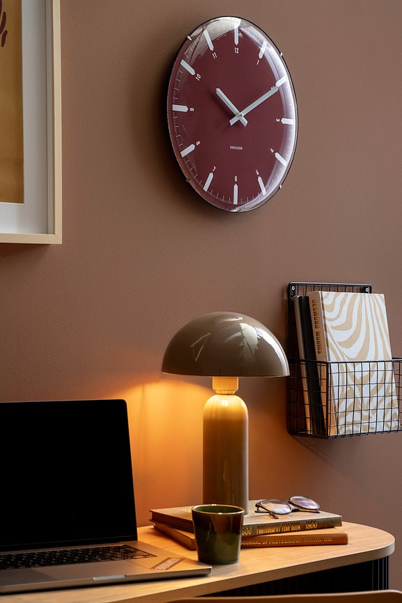 Realista Dome Sat zidni tamnožuti