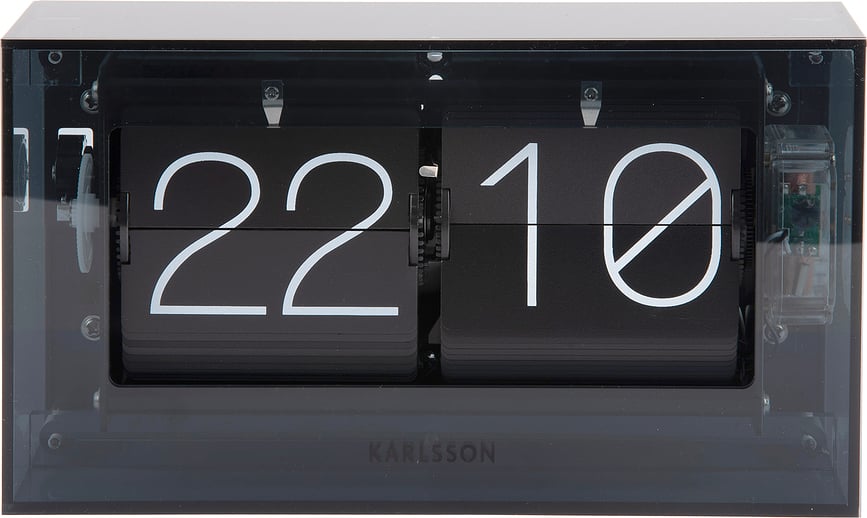 Reloj de acrílico Boxed Flip
